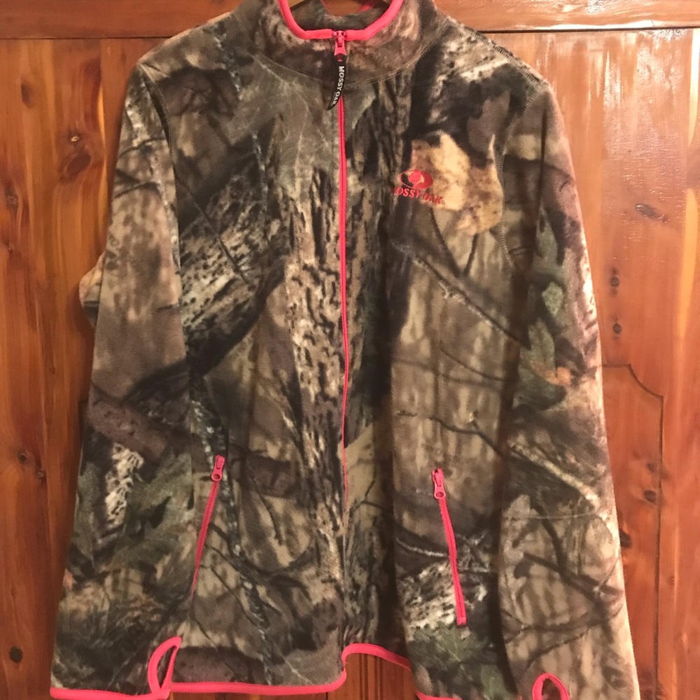 Mossy Oak Women’s Full Zip Fleece Jacket